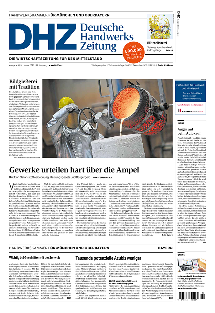 Deutsche Handwerks Zeitung - Ausgabe 3/2025