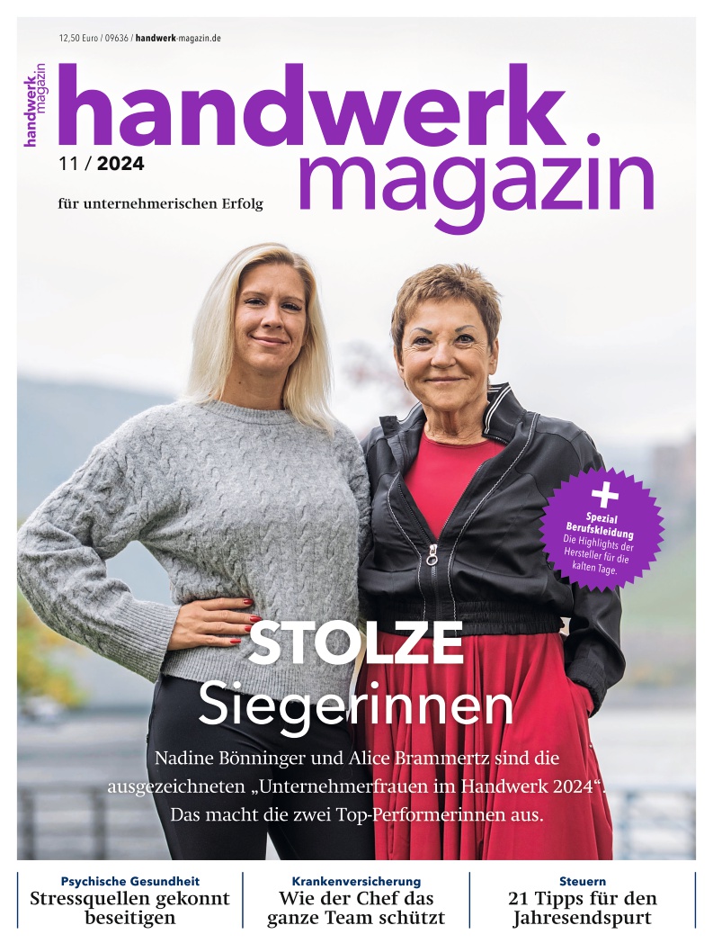 Cover handwerk magazin 11 2024